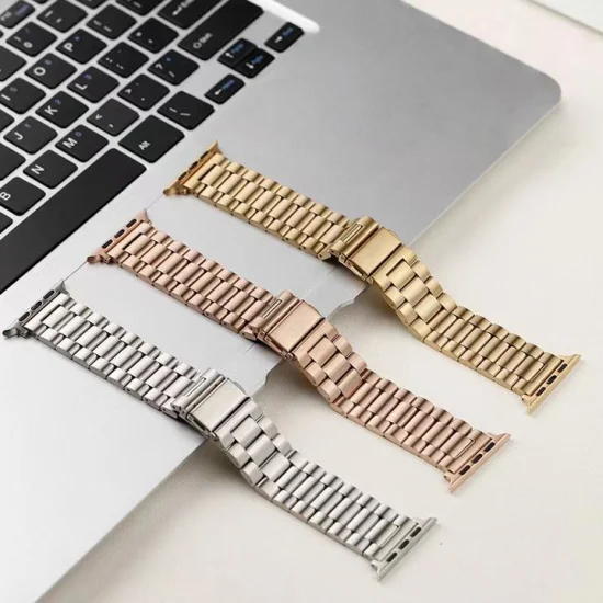 Bracelet de montre en métal milanais léger et étanche, personnalisé, en acier inoxydable, pour Apple Watch Band 38