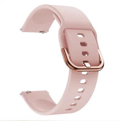 Bracelet de montre en Silicone 20mm, pour Samsung Galaxy Watch 42mm, bracelet de montre réglable de couleur unie